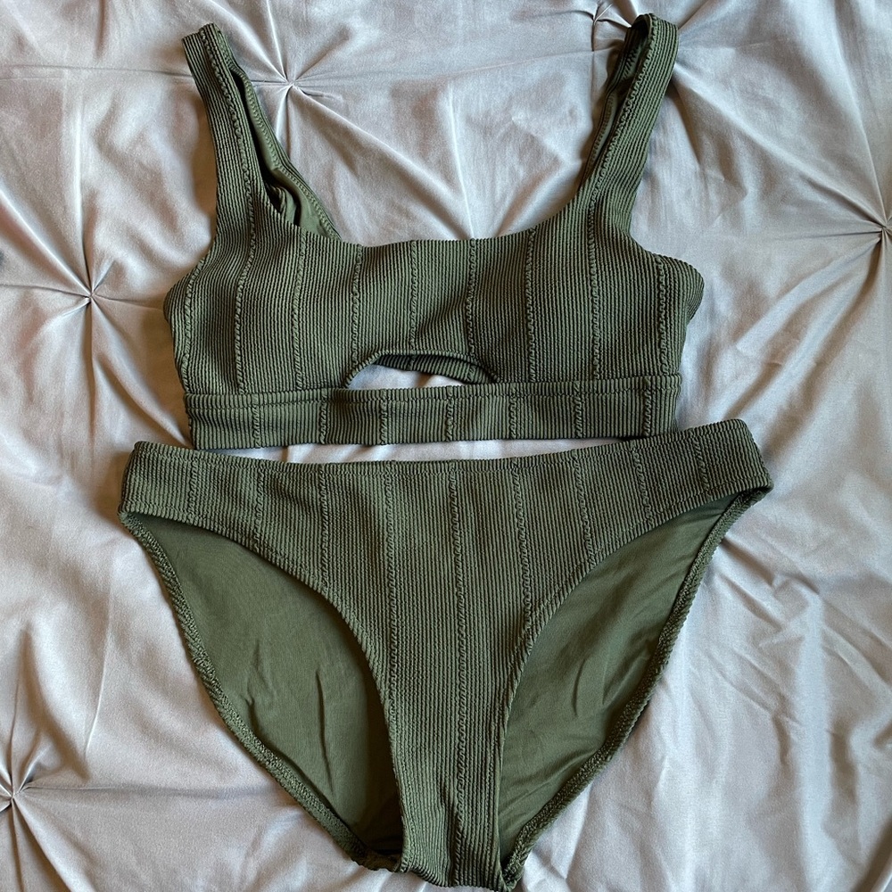 Aerie Olive Bikini Set
